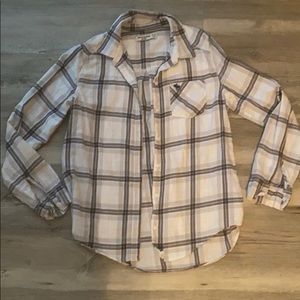 Abercrombie flannel worn once size xs